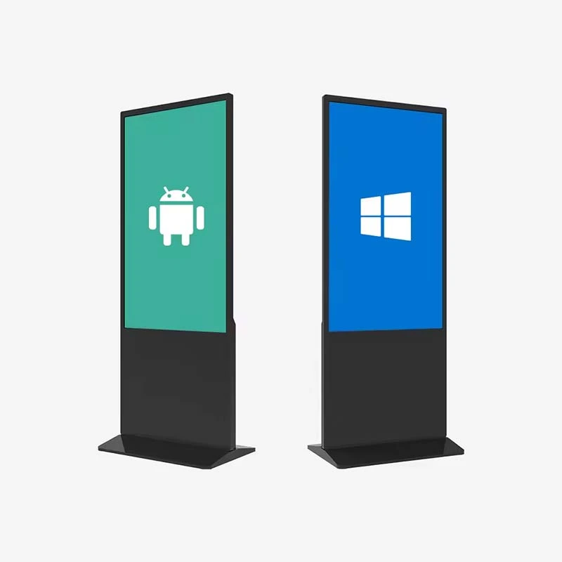 Floor Standing Vertical Portrait Digital Signage Indoor