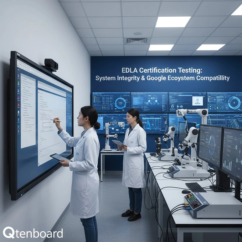 How to obtain the edla certification for the interactive whiteboard