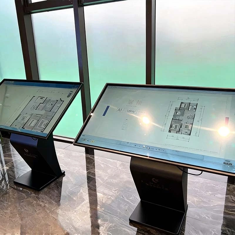 K-Style Digital Kiosk in UK Real Estate Showroom