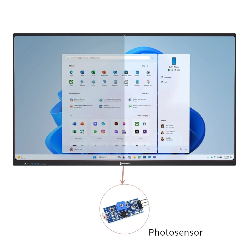 Qtenboard Light Sensor Technology