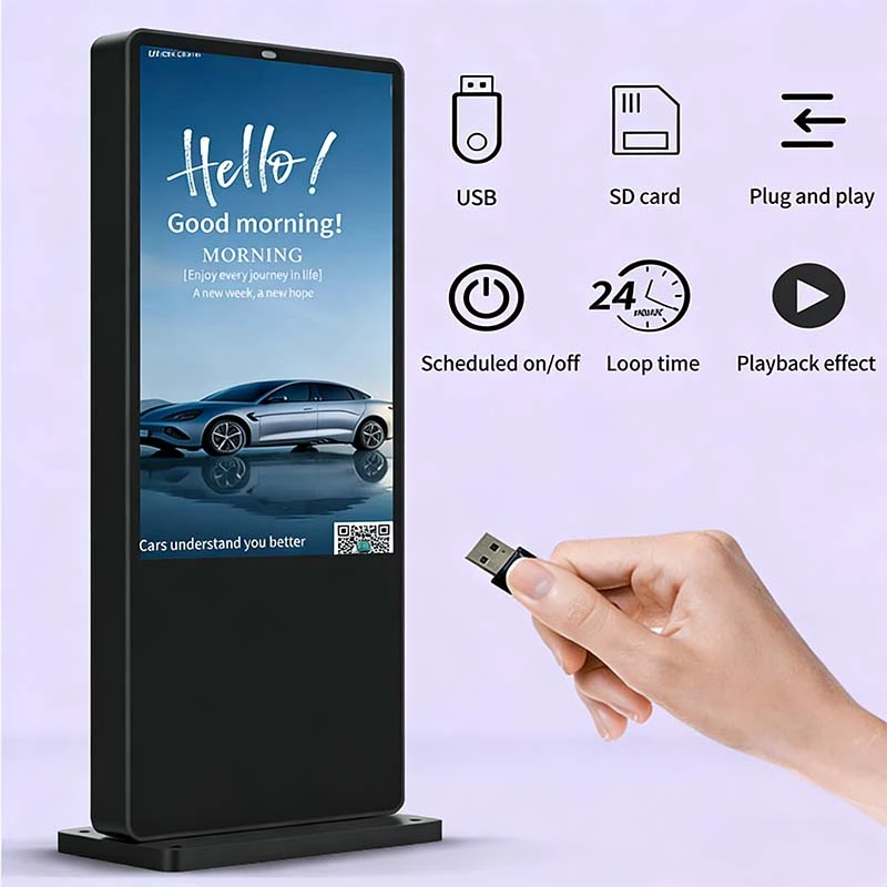 Qtenboard USB SD CMS Play Content Playback