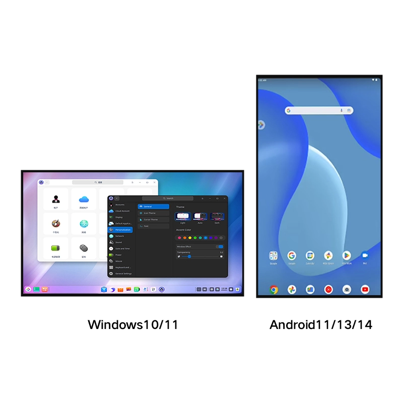 windows and android digital signage system