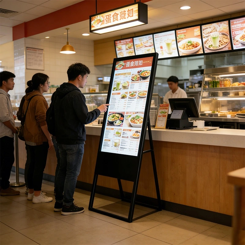 Qtenboard Digital Signage for F&B Stores (Improve Ordering Efficiency & AOV)