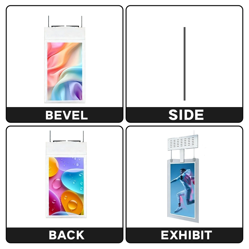 Hanging Double Sided Window Indoor Digital Signage Screen