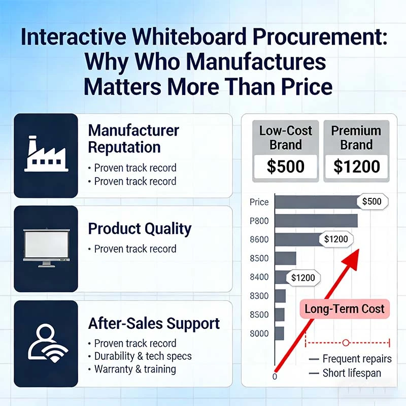 Interactive Whiteboard Procurement: Why Who Manufactures Matters More Than Price