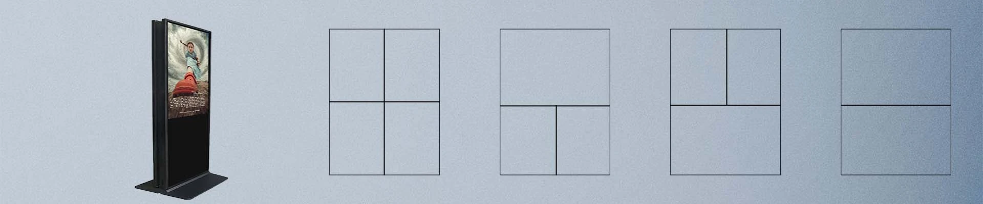 Qtenboard 178° Wide Viewing Angle Commercial Display