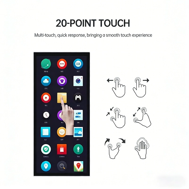 Qtenboard 20 Point Touch Screen (Supports Non-Touch Operation)