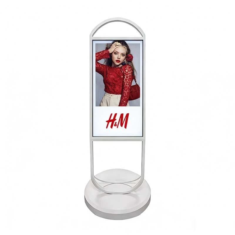 Battery Vertical Ultra Thin Touch Screen Kiosk Digital Signage