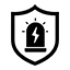 Anti-tamper alarm icon
