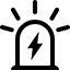 One-click emergency alarm icon