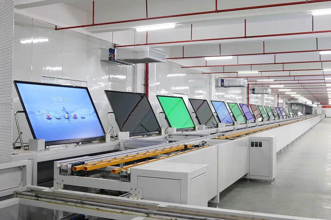 Qtenboard aging test chamber – 72-hour burn-in testing for interactive whiteboards and commercial displays