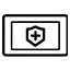 Safety notice publicity icon