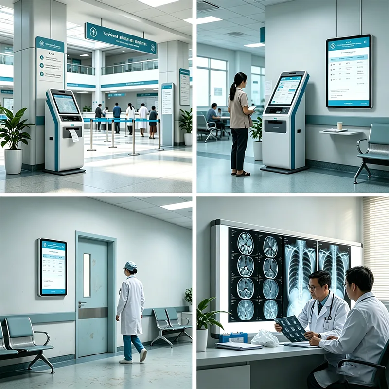 OEM Digital Display Solutions for Hospital Application Qtenboard
