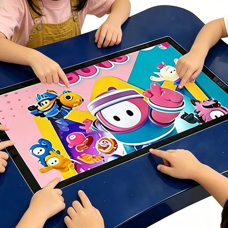 Qtenboard Interactive Multitouch Table Application Scene