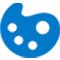 Color gamut loop icon