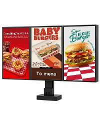 Triple Screen Drive Thru Menu Board