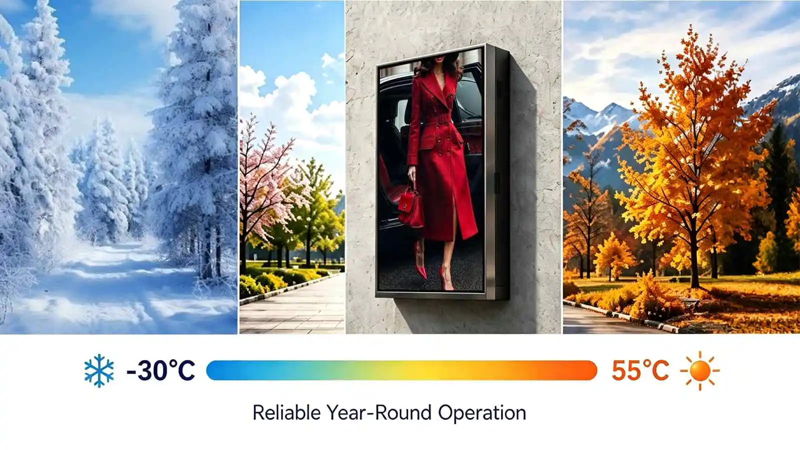 Qtenboard four‑season continuous operation illustration