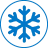 Qtenboard outdoor signage Low Temperature Snow Icon