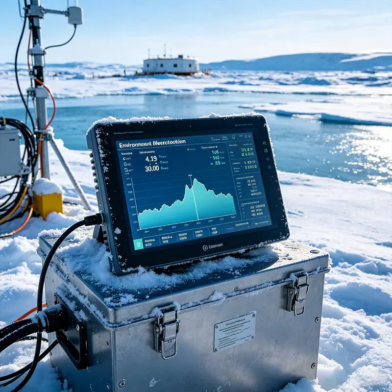 Open Frame Touch Screen Monitor — Used in cold storage to operate stably under freezing temperatures.