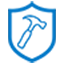 IK10 Tempered Safety Glass Icon
