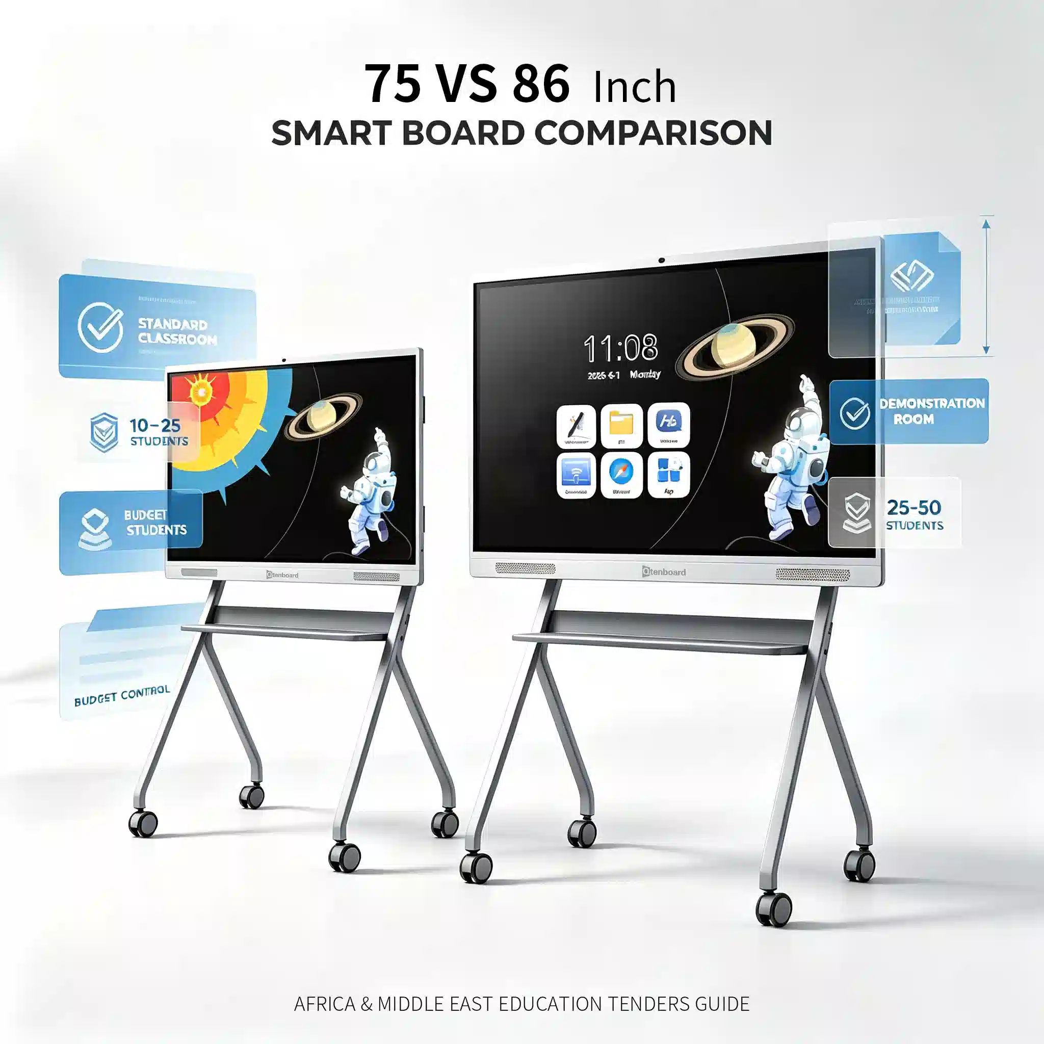 75"/86" Smart Board for Schools: Compliance Configuration Guide for Africa & Middle East Education Tenders