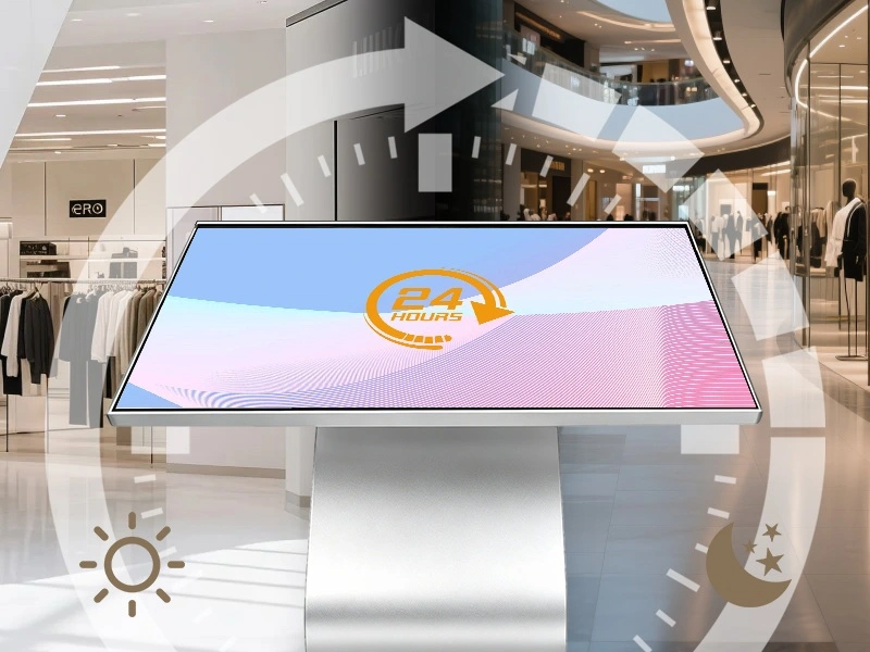24/7 Commercial Interactive Touch Kiosk Terminal