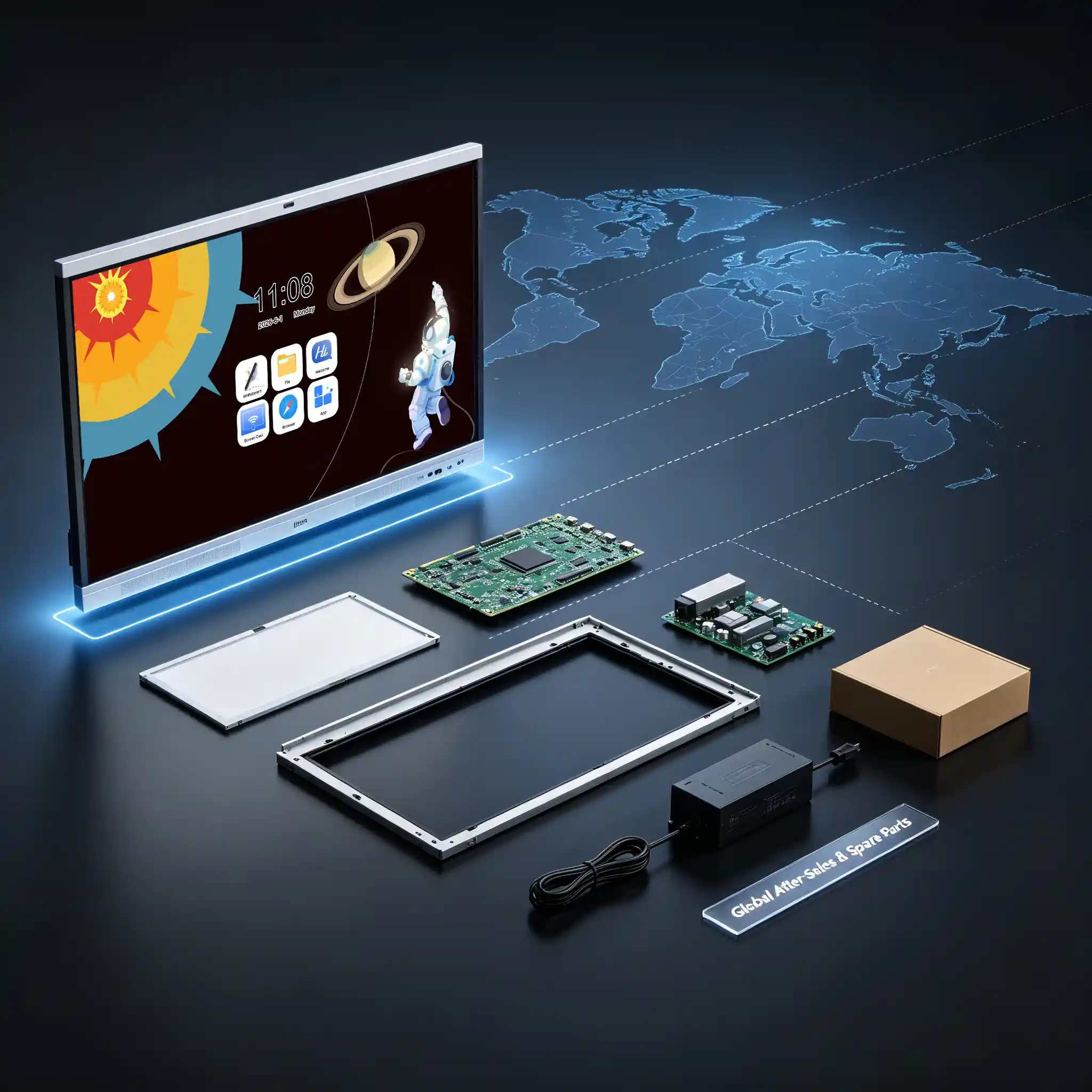 75/86" Interactive Whiteboard SKD/CKD Local Assembly Sourcing Guide Qtenboard