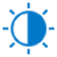 Auto Brightness Sensor Icon