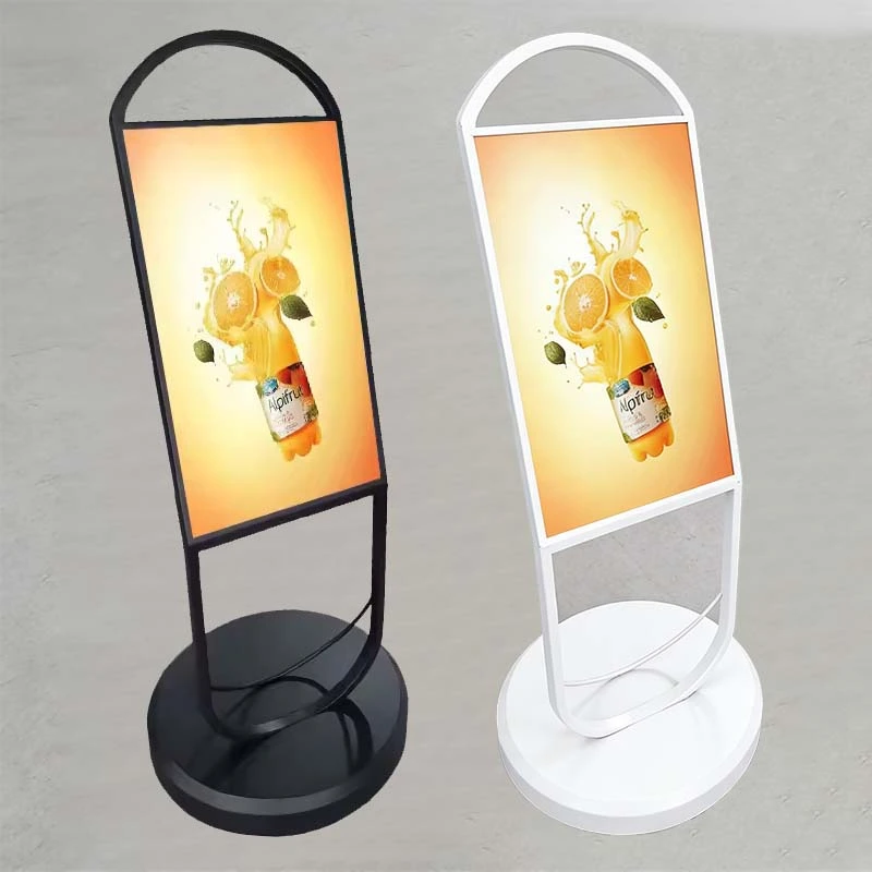 Customizable White and Black Finishes for Digital Signage
