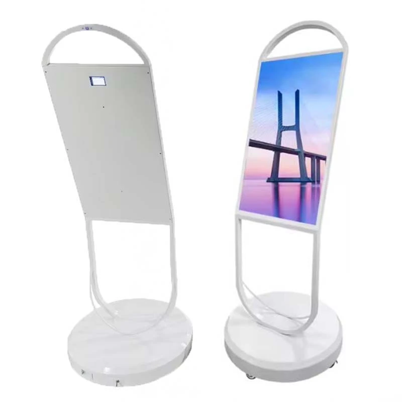 Qtenboard Ultra Thin Digital Signage Flat Panel Rear Design