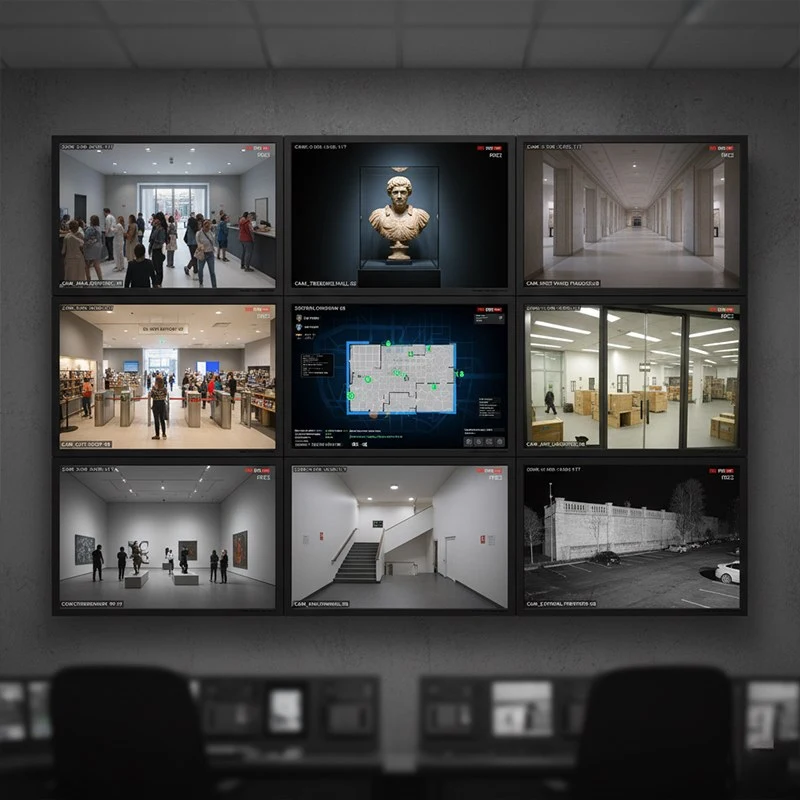 LCD Video Wall for CCTV