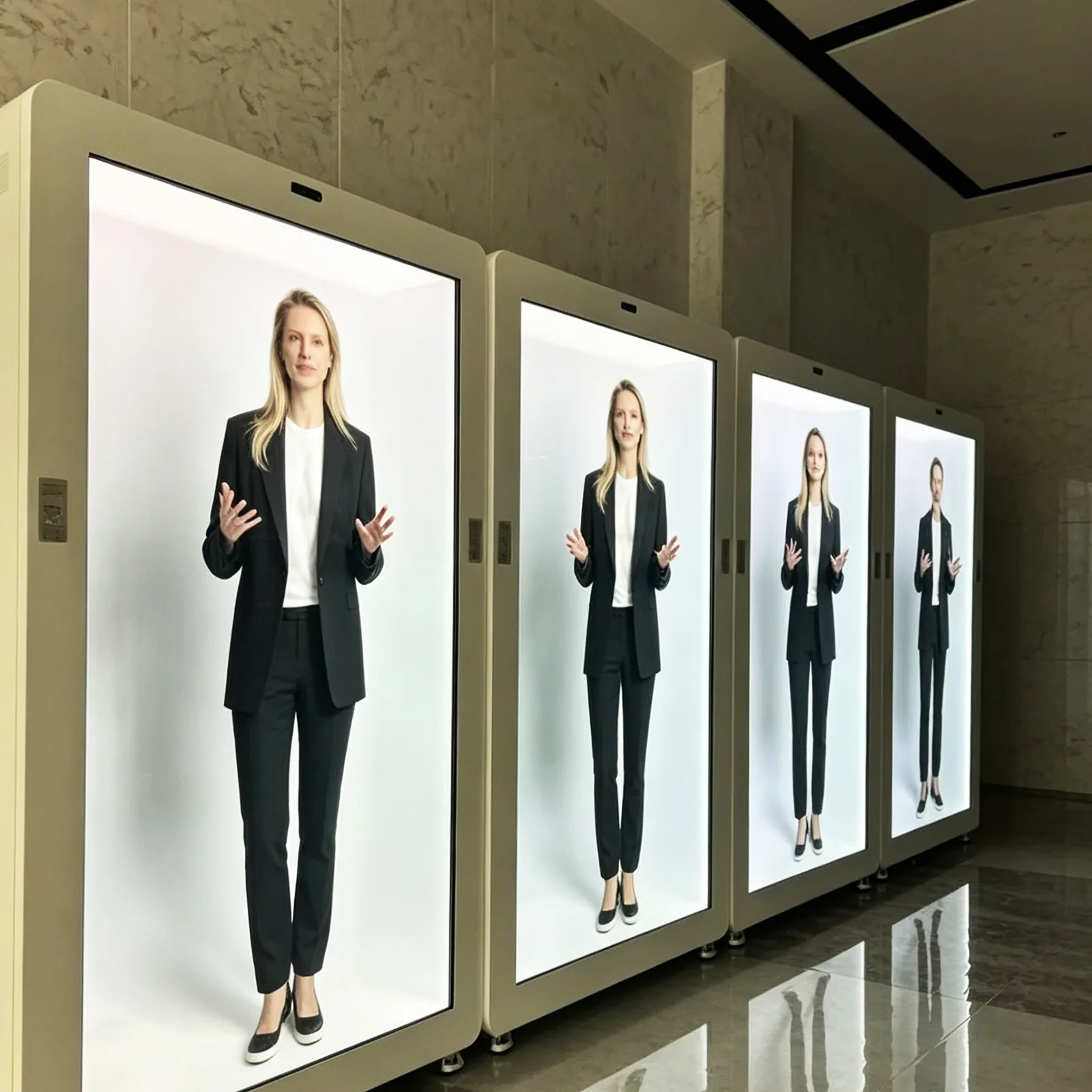 Qtenboard Vertical Transparent Display Sketch