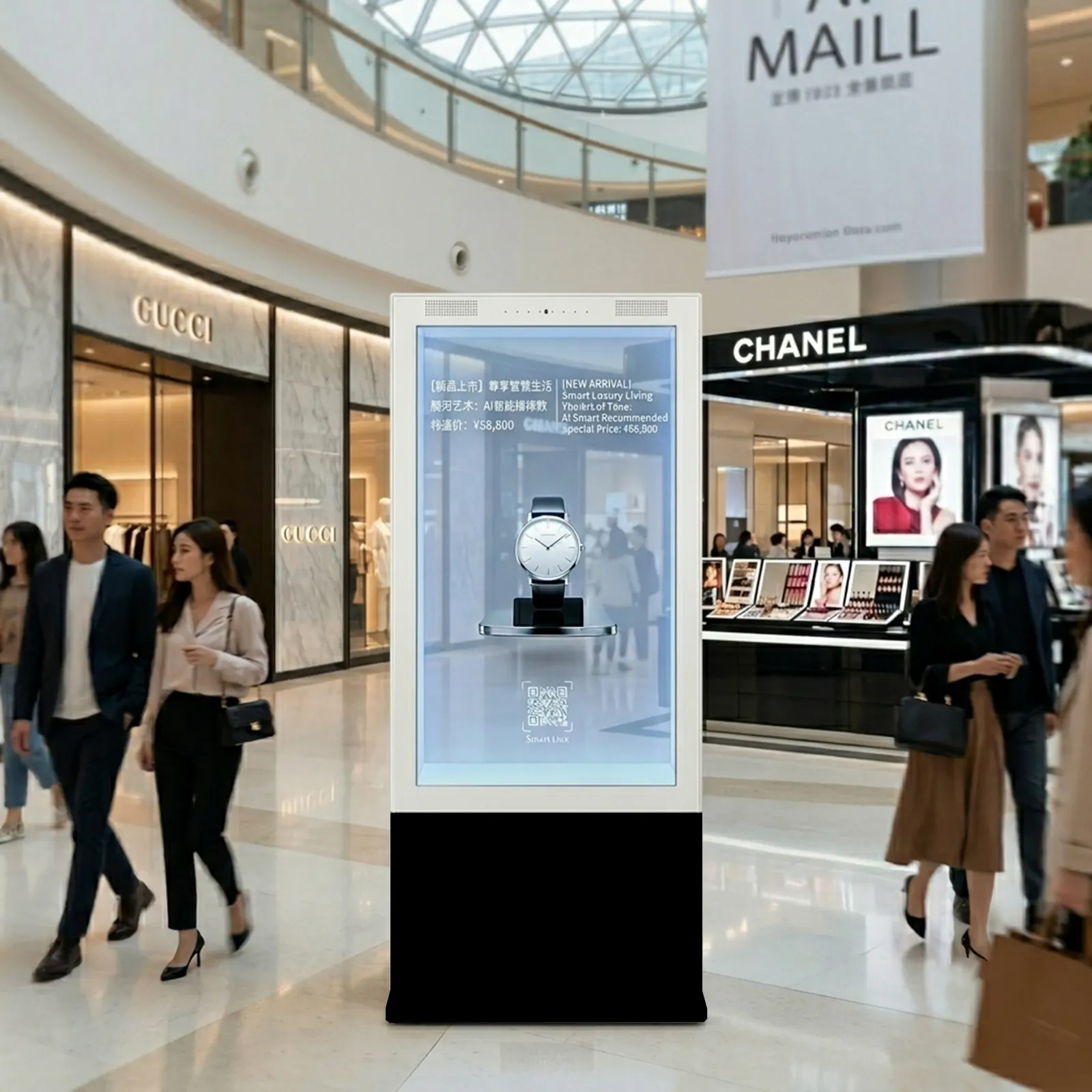 Commercial Display Transparent Cabinet