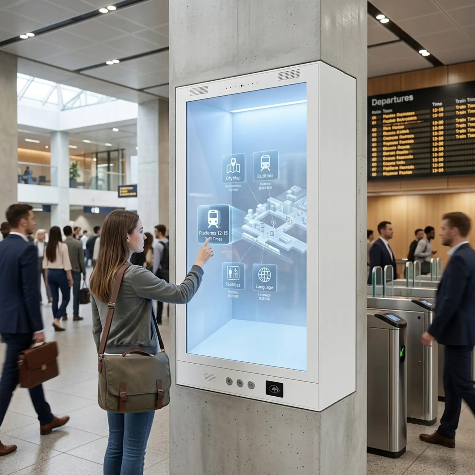 Public Facilities Transparent Cabinet