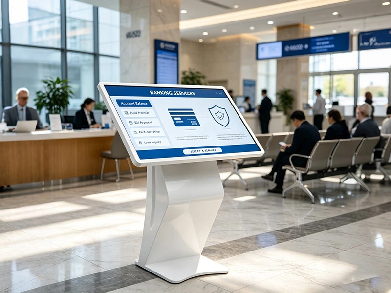 Self-Service Banking Touch Terminal
