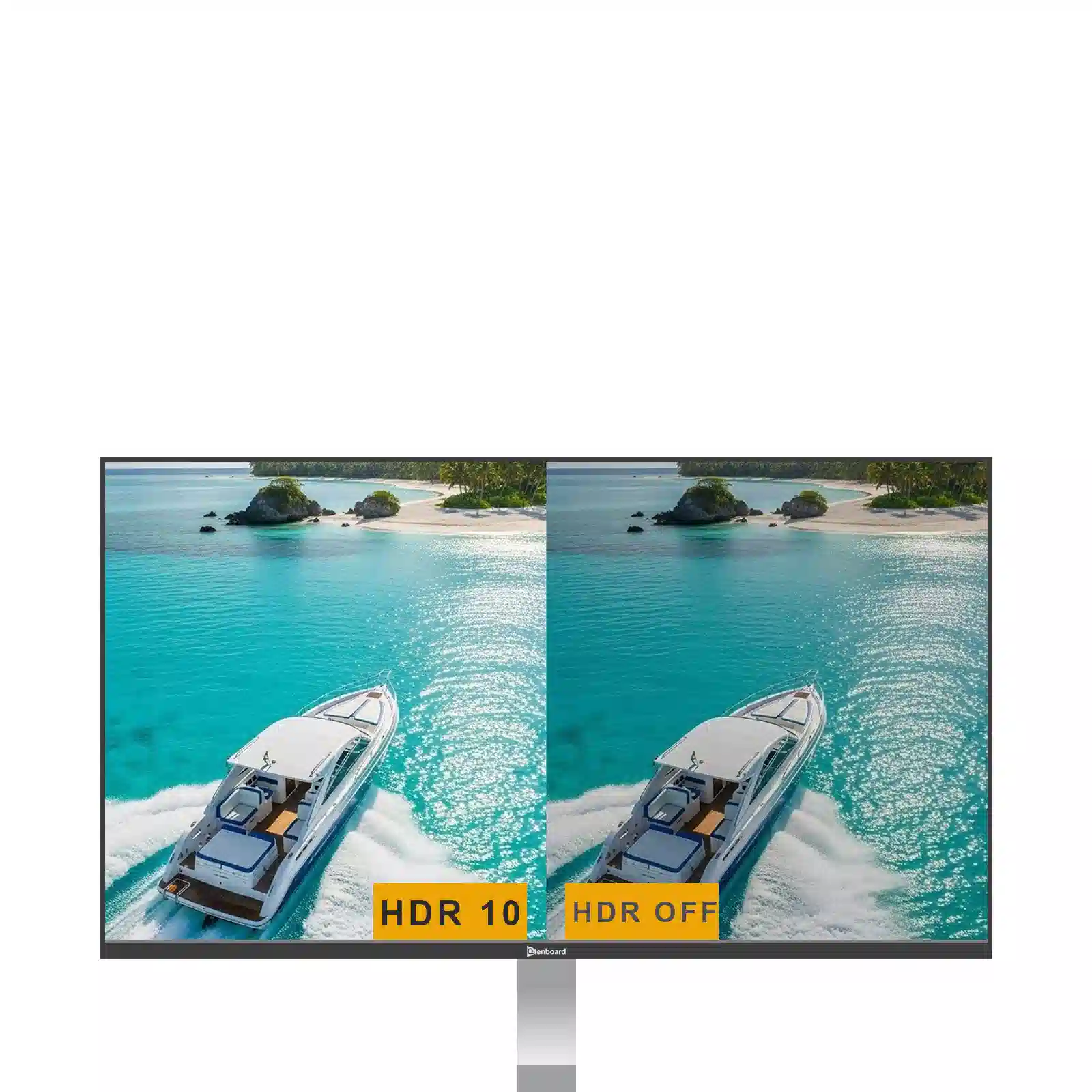 HDR10 300nit brightness comparison monitor image
