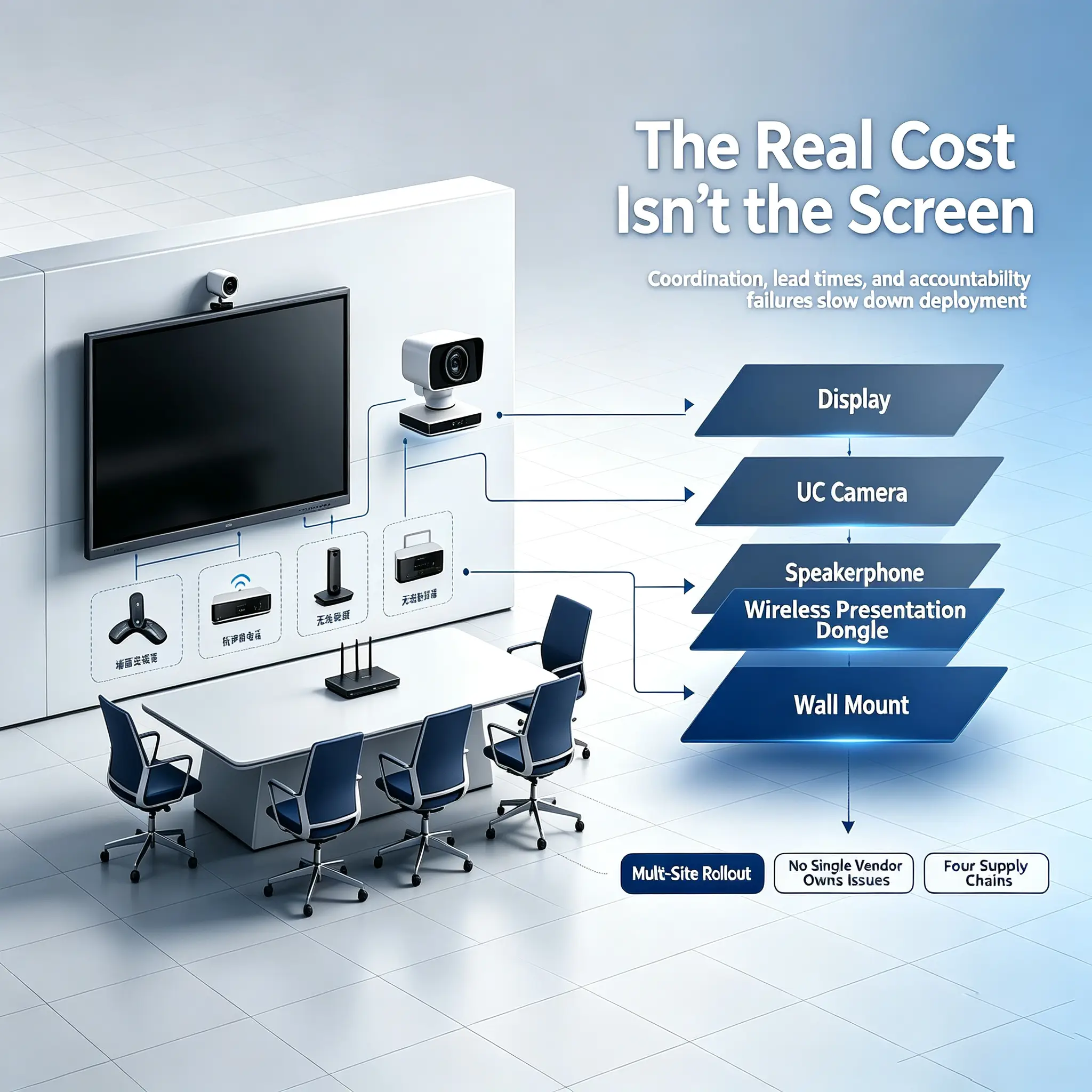 Bulk All-in-One Interactive Meeting Boards | Factory Direct - Qtenboard