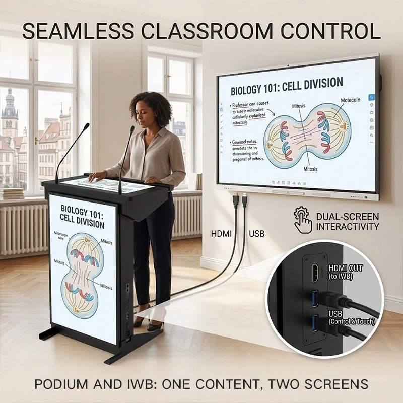 Organized Device and Cable Management Ports