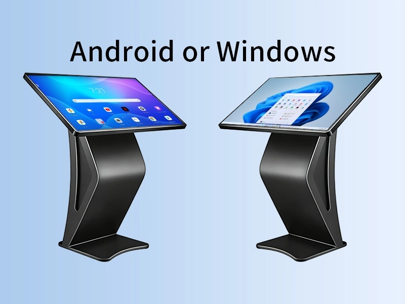 Android Windows Dual OS Touch Kiosk Terminal