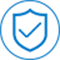 Year round reliable shield icon