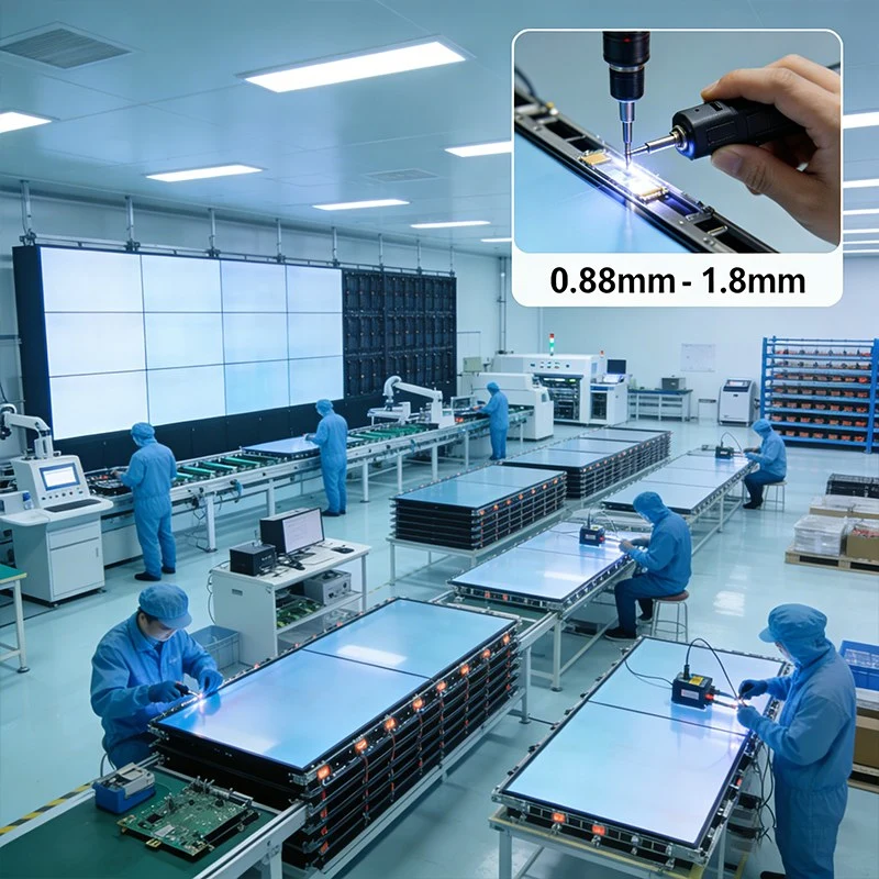 Qtenboard Irregular Shape LCD Video Wall