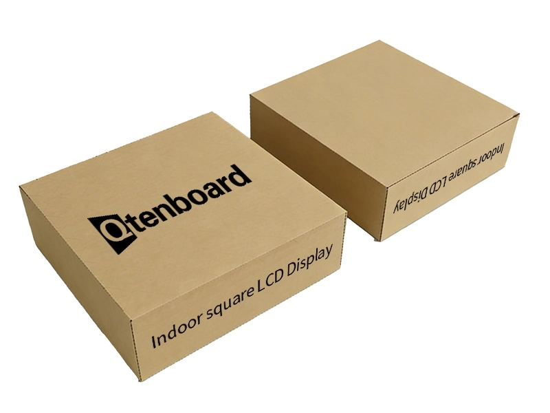 Custom branded packaging box for square lcd monitor
