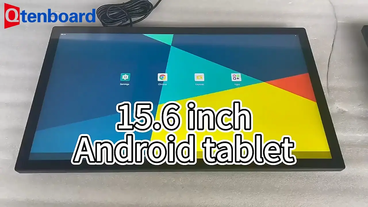 15.6" Android 11 Electronic Calendar & Digital Signage Tablet Qtenboard