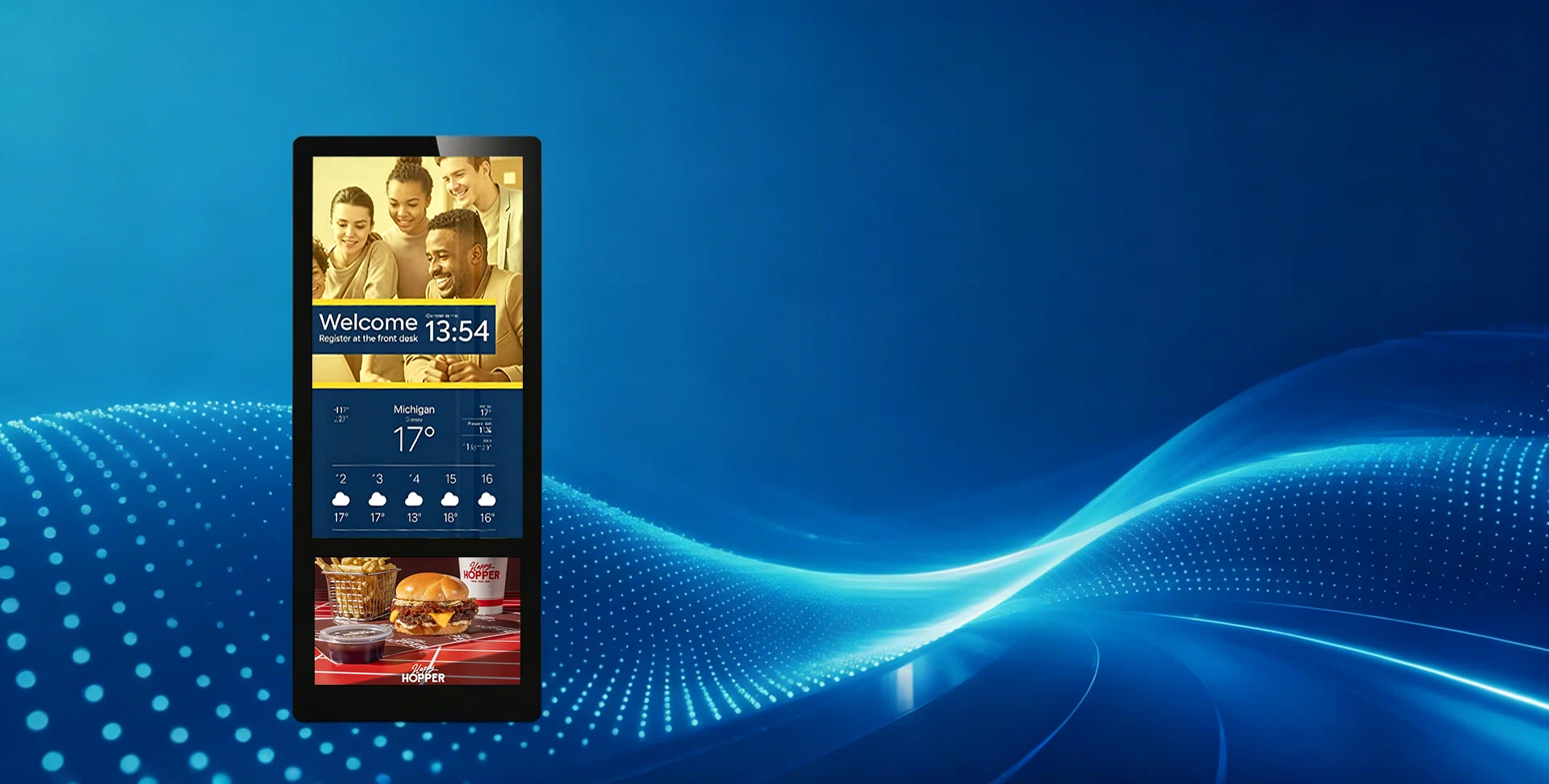 Qtenboard commercial display architecture features