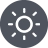 Sun brightness icon