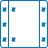 Wall mount bracket icon