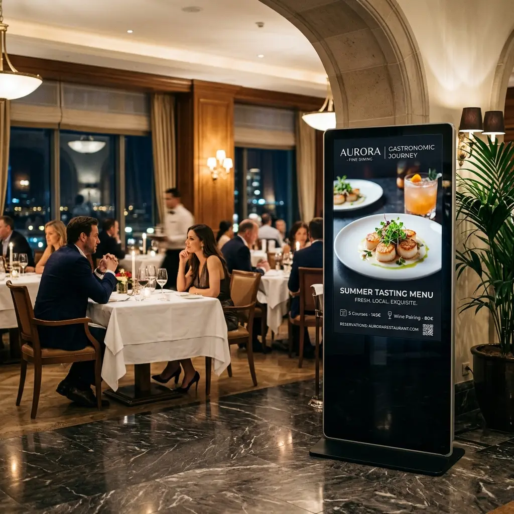 Hotel Restaurant Digital Signage Solutions: A Supplier Selection Guide for Hospitality Buyers