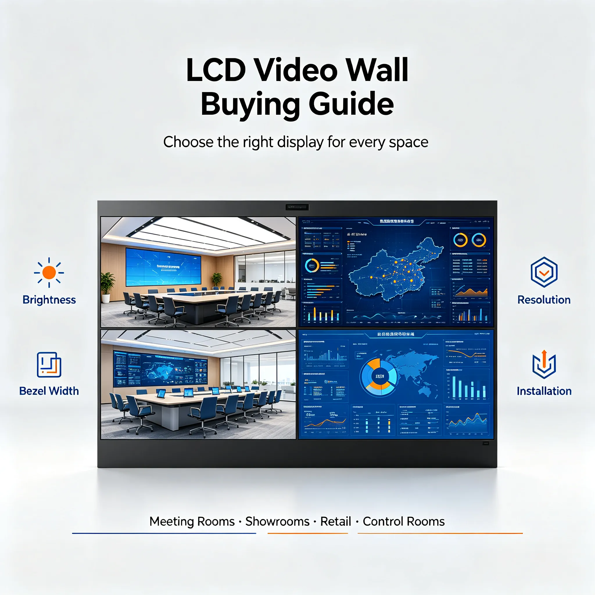 LCD Video Wall Quality Control Guide: Inspection, Testing & Batch Consistency
