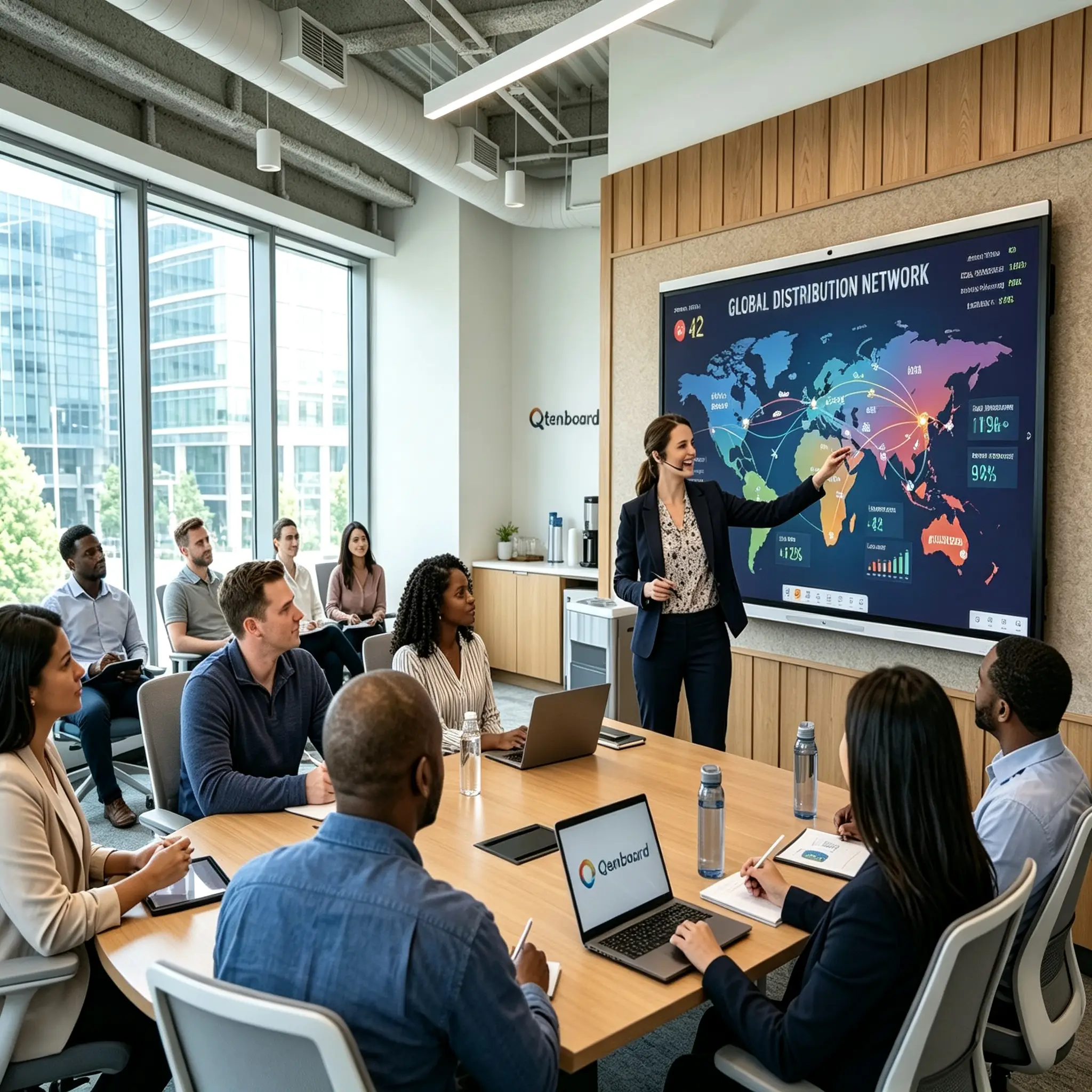 Qtenboard Thailand Project Integrator Partnership  2,000-Unit Government Tender