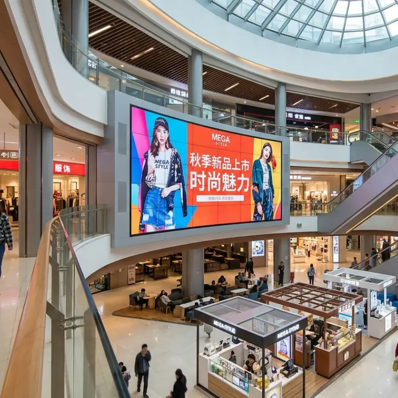 Shopping Mall LCD Video Wall Solutions for Retail Media | Qtenboard